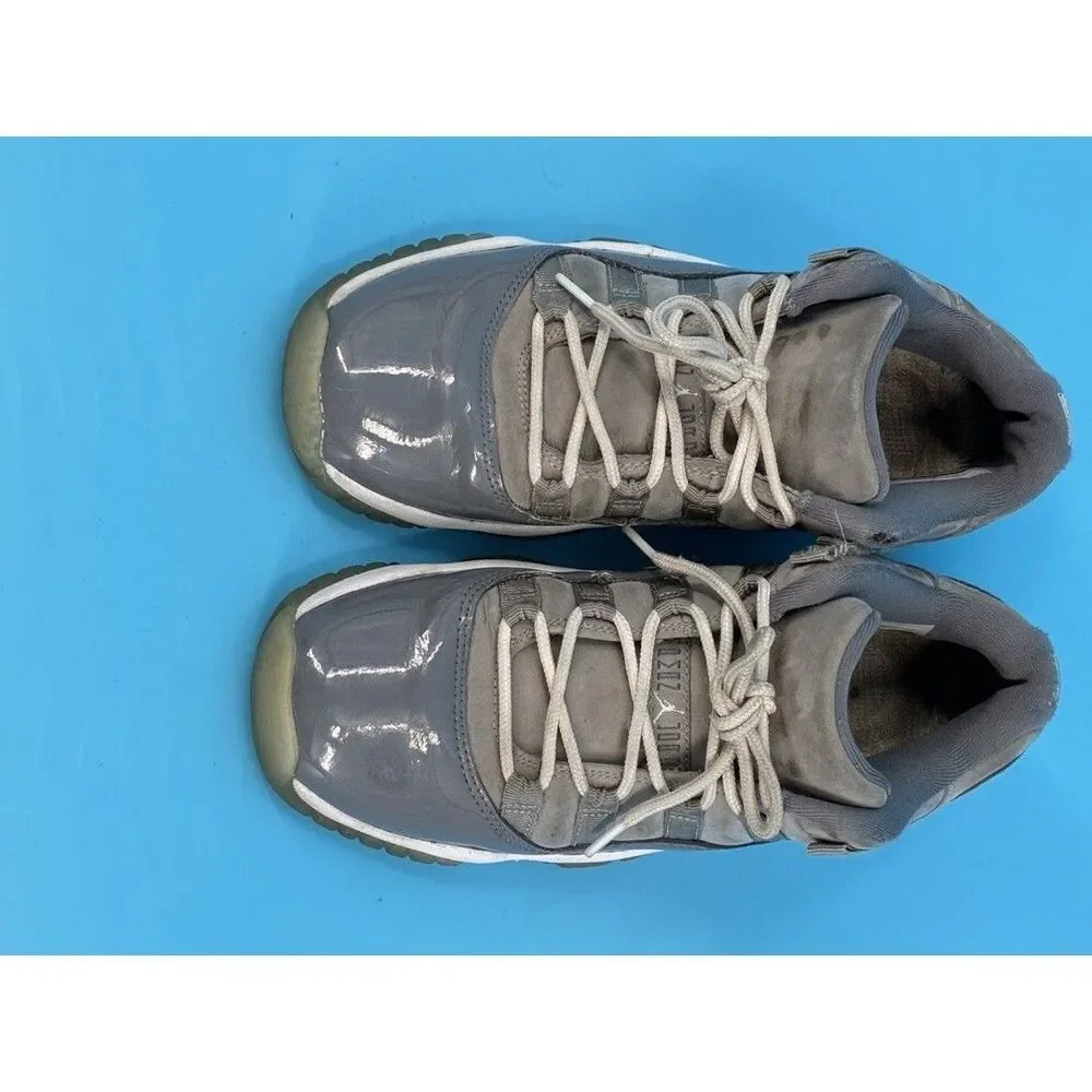 Air Jordan 11 Retro Low Cool Grey Kids 5.5Y Gray White 528896-003